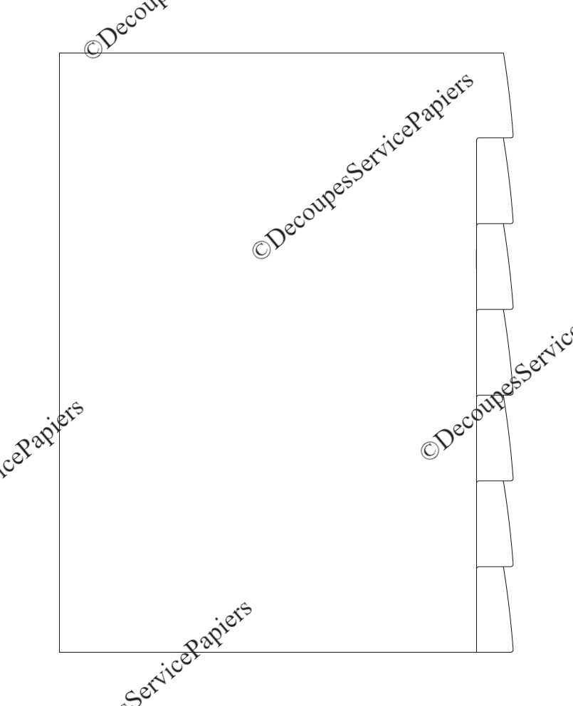 INTERCALAIRE COURBE 136 X 18